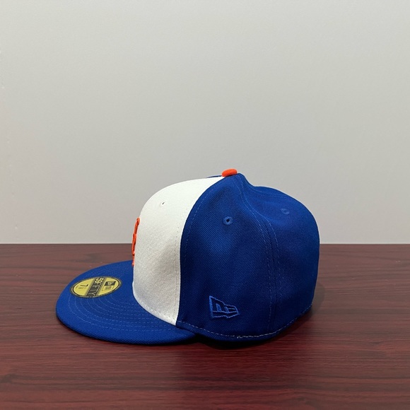 New Era, 59Fifty Fitted Hat, New York Mets, All Star Game, White, Blue & Orange - Picture 9 of 10